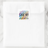 Sticker Carré Comme Ma Fille (Sac)
