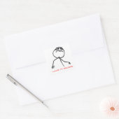 Sticker Carré Comme un patron (Enveloppe)