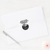 Sticker Carré Comment attirer l'attention du comptable Rompre qu (Enveloppe)