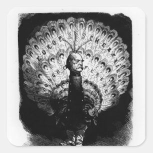 Sticker Carré Comment nous tenons dans le monde