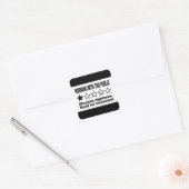Sticker Carré Commentaire d'une étoile   (Enveloppe)