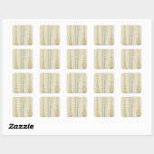 Sticker Carré Commerce étranger, importations et exportations de (Feuille)