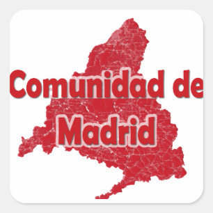 Sticker Carré Communauté de Madrid
