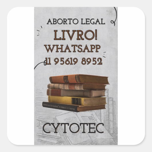 Sticker Carré como usar cytotec original 11-95619-8952 (Devant)