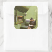 Sticker Carré Compartiment C, voiture 293 (Sac)