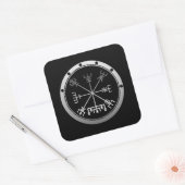 Sticker Carré Compas viking Vegvisir (Enveloppe)