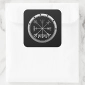Sticker Carré Compas viking Vegvisir (Sac)