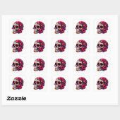 STICKER CARRÉ COMPLEXE CRAIRE AVEC FLEURS VIVES (Feuille)