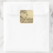 Sticker Carré Composé du comté d'Édimbourg (Sac)