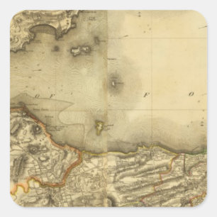 Sticker Carré Composé du comté d'Édimbourg