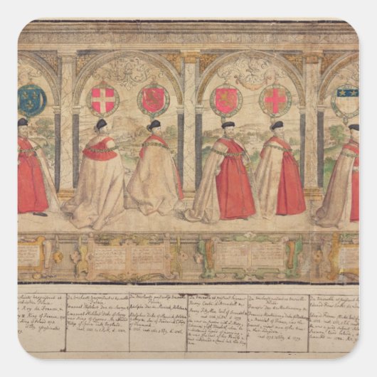 Sticker Carré Composite imaginaire (Devant)