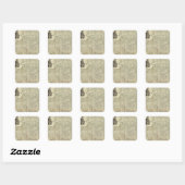 Sticker Carré Composite Irlande (Feuille)