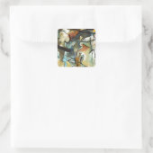 Sticker Carré Composition Kandinsky V Peinture Abstraite (Sac)