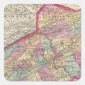 Sticker Carré Comté de Schuylkill (Devant)