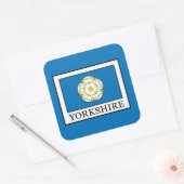 Sticker Carré Comté de Yorkshire (Enveloppe)