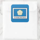 Sticker Carré Comté de Yorkshire (Sac)