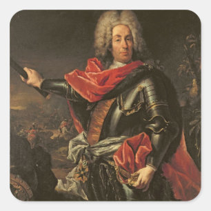Sticker Carré Comte général Johann Matthias von der Schulenburg