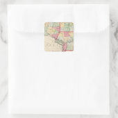 Sticker Carré Comtés de Randolph, Perry, Jackson (Sac)