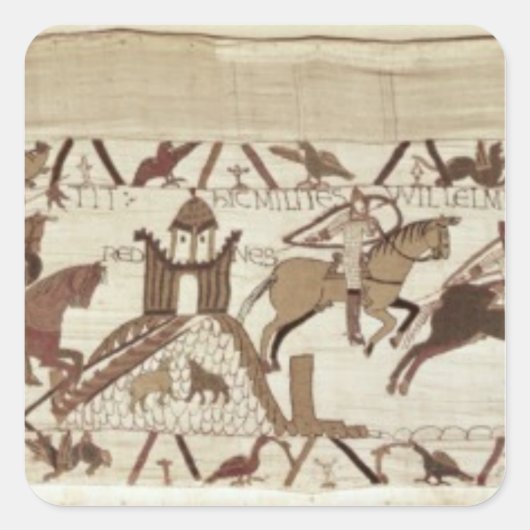 Sticker Carré Conan fuit de Dol (Devant)