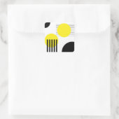 Sticker Carré Conception abstraite (Sac)