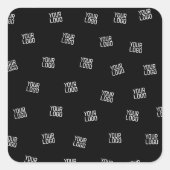 Sticker Carré Conception aléatoire, logo ou image d'entreprise (Devant)