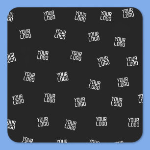 Sticker Carré Conception aléatoire, logo ou image d'entreprise