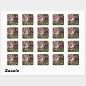 Sticker Carré Conception Colibri #8401 (Feuille)