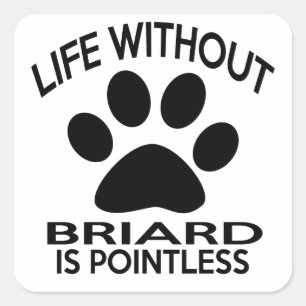 STICKER CARRÉ CONCEPTION DE BRIARD