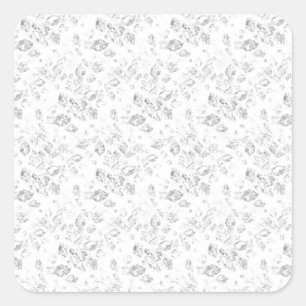 Sticker Carré conception de point Quarante-deux