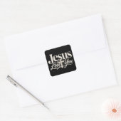 Sticker Carré Conception de sublimation chrétienne (Enveloppe)