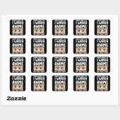 Sticker Carré Conception des devis | Je regarde Anime (Feuille)