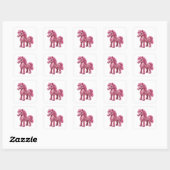 Sticker Carré Conception d'étiquette abstraite argent dynamique (Feuille)