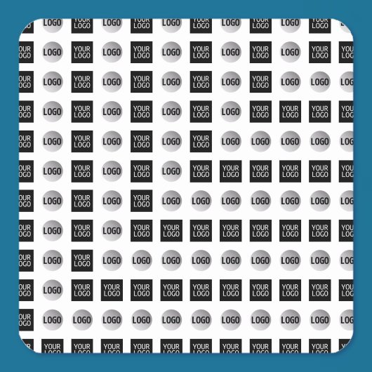 Sticker Carré Conception du Motif du logo géométrique 2