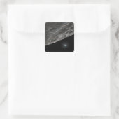 Sticker Carré Conception par l'artiste d'un objet Kuiper Belt (Sac)