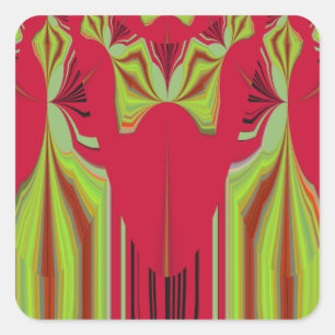 Sticker Carré Conception transparente Hakuna Matata