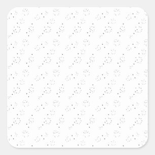 Sticker Carré Conception verticale huit