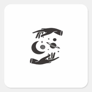 Sticker Carré Conception Whimsigoth