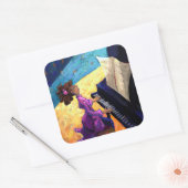 Sticker Carré Concert de piano (Enveloppe)