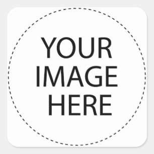 Sticker Carré Concevez vos propres cadeaux personnalisés - Vide