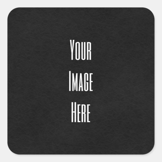 Sticker Carré Concevez votre propre (Devant)