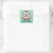 Sticker Carré Concours de jeu pour le gagnant du pull de Noël la (Sac)