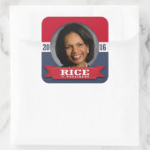 STICKER CARRÉ CONDI RICE 2016 (Sac)