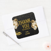 Sticker Carré Conduite par Anniversaire (Enveloppe)