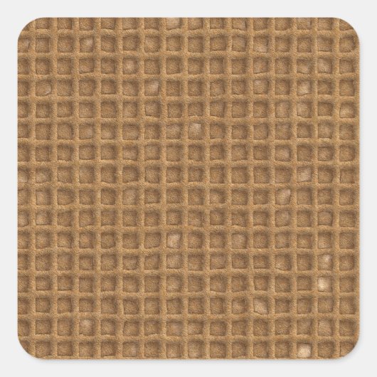 Sticker Carré Cône gaufre (Devant)