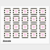 Sticker Carré Confetti moderne | Classe de 2017 Graduation Party (Feuille)
