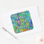 Sticker Carré Confetti Storm (Enveloppe)