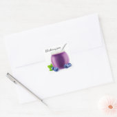 Sticker Carré Confiture aux bleuets (Enveloppe)