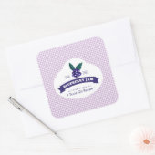 Sticker Carré ・ confiture de bleuets do-it-yourself canne person (Enveloppe)