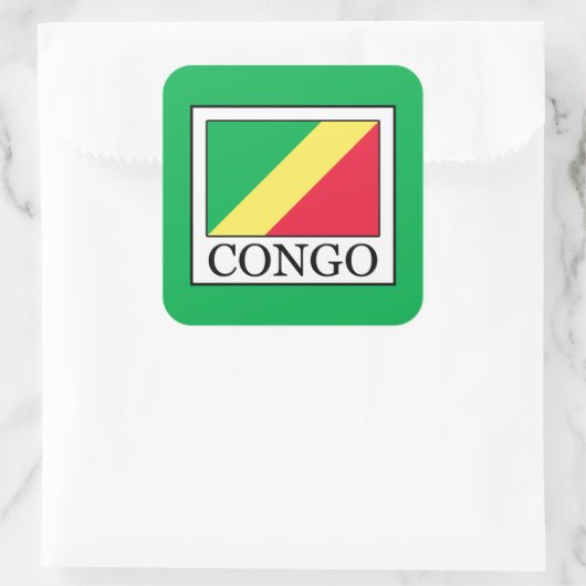 Sticker Carré Congo (Sac)
