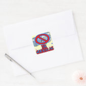 Sticker Carré Connexion sans caméra (Enveloppe)